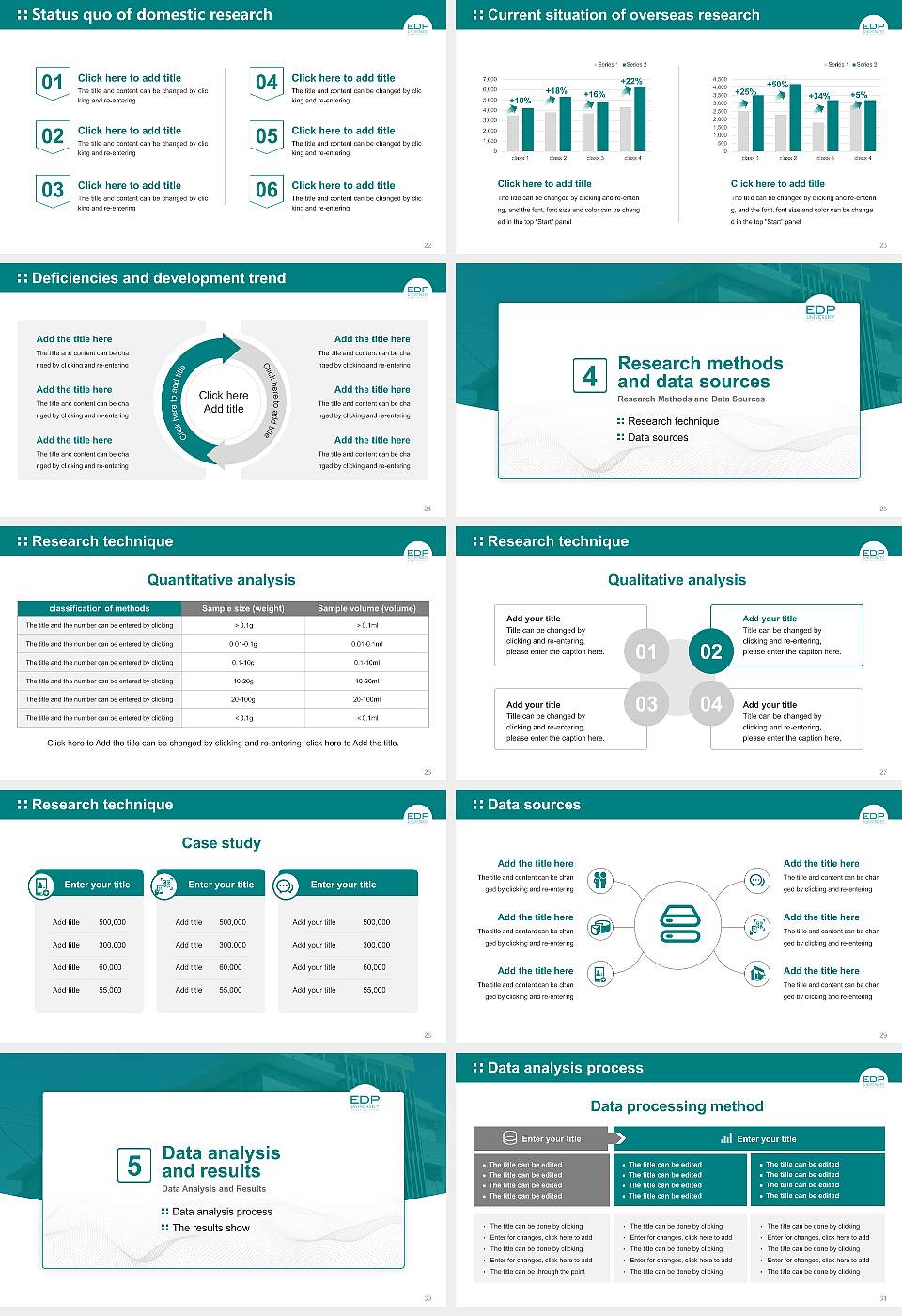 Edp University of Puerto Rico Inc-San Juan Graduation Thesis Defense PPT Template16:9 ratio PPT effect preview image4