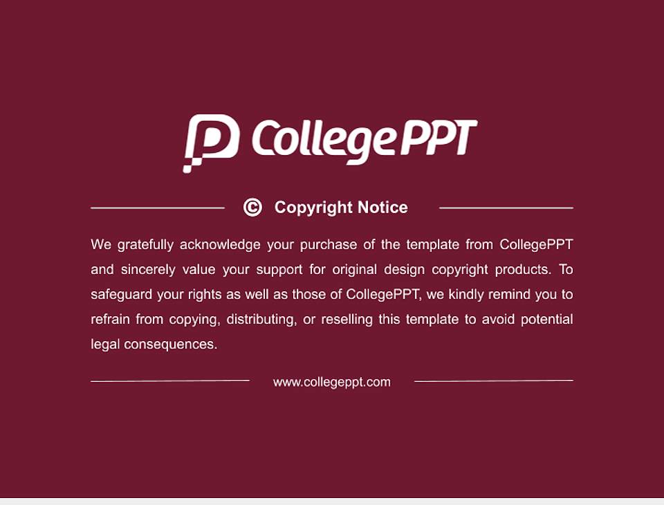 Erskine College Thesis Proposal/Graduation Defense PPT Template4:3 ratio PPT effect preview image5
