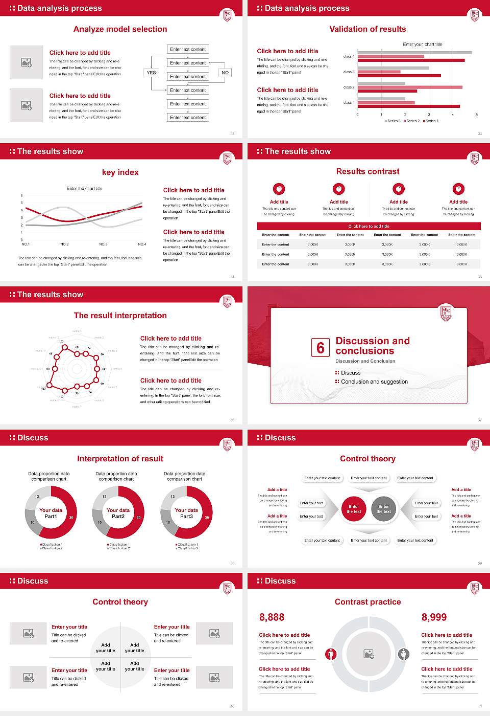 Fairfield University Graduation Thesis Defense PPT Template16:9 ratio PPT effect preview image5