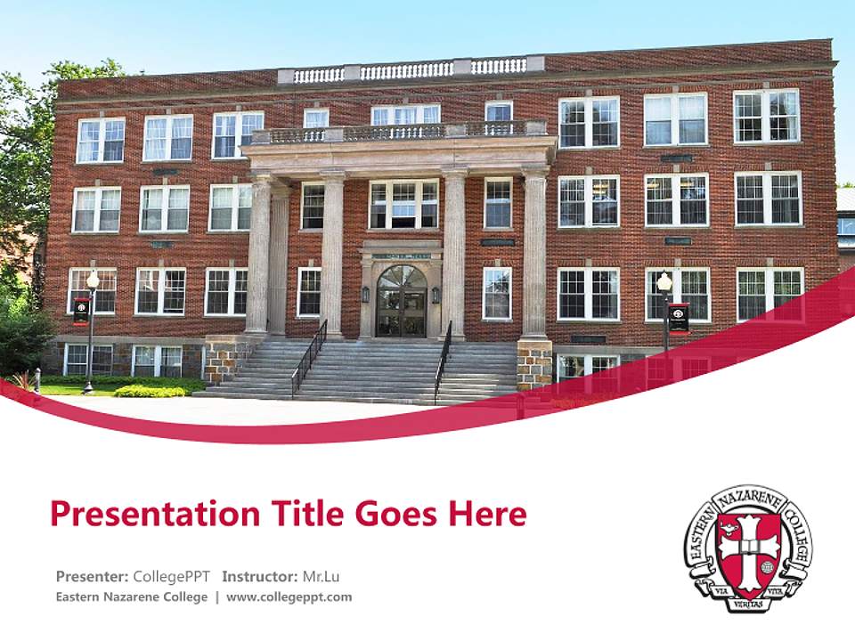 Eastern Nazarene College Course/Courseware Creation PPT Template4:3 ratio PPT effect preview image5