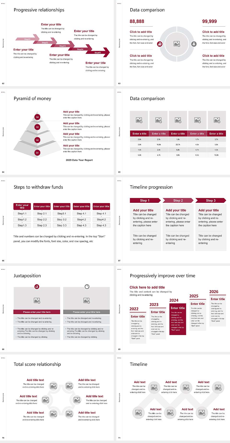 Eureka College Competition/Entrepreneurship Contest PPT Template4:3 ratio PPT effect preview image8