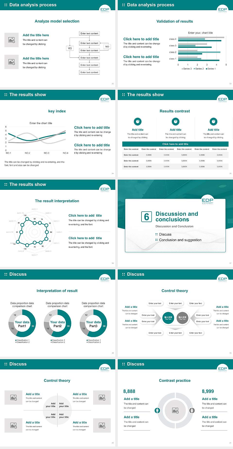 Edp University of Puerto Rico-Villalba Graduation Thesis Defense PPT Template4:3 ratio PPT effect preview image5