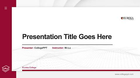 Eureka College Thesis Proposal/Graduation Defense PPT Template