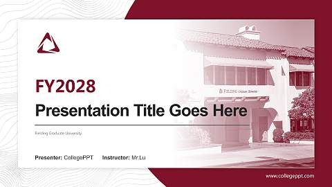 Fielding Graduate University Academic Presentation/Research Findings Report PPT Template