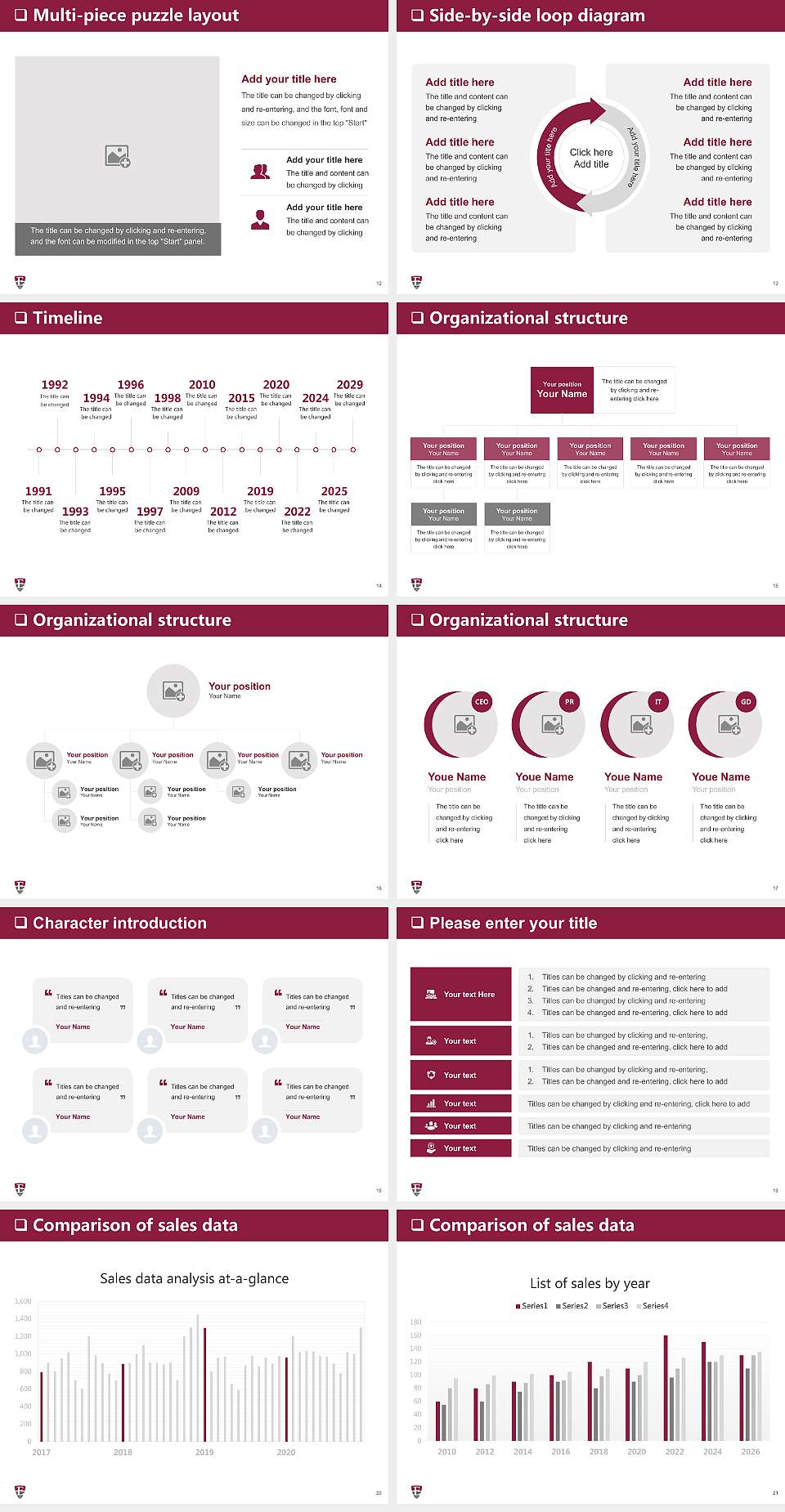 Eastern University General Purpose PPT Template4:3 ratio PPT effect preview image3