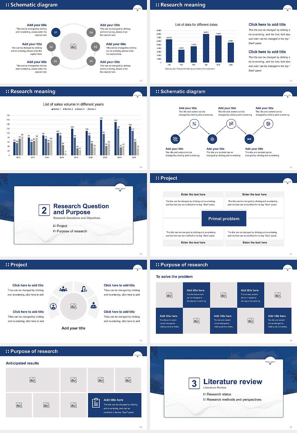 Emory & Henry College Graduation Thesis Defense PPT Template16:9 ratio PPT effect preview image3