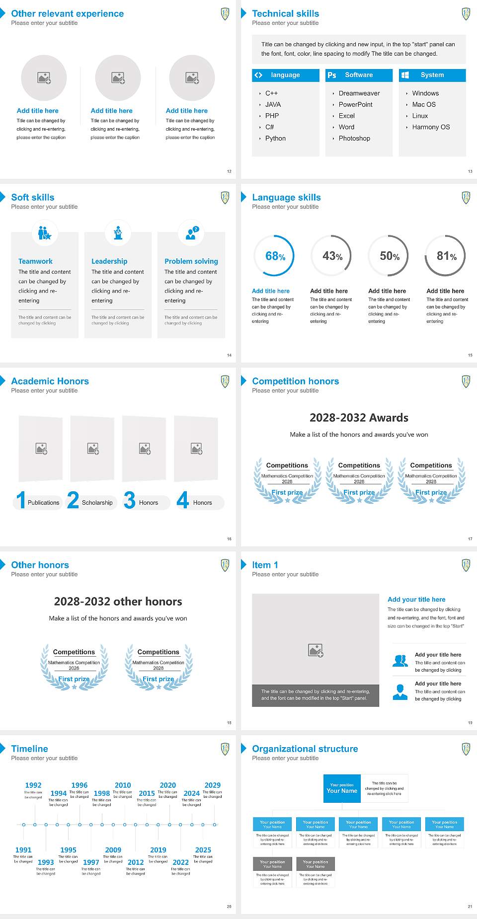 Elmezzi Graduate School of Molecular Medicine Resume PPT Template4:3 ratio PPT effect preview image3
