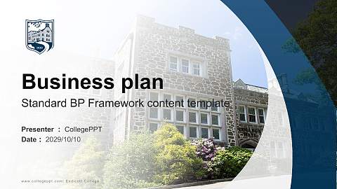 Endicott College Competition/Entrepreneurship Contest PPT Template