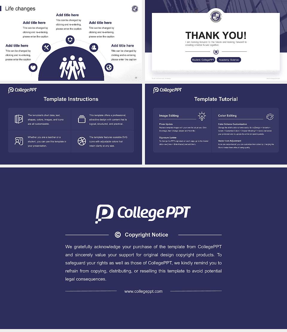 Faith International University National Scholarship Defense PPT Template16:9 ratio PPT effect preview image4