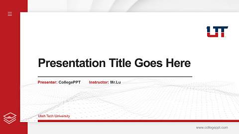 Utah Tech University Thesis Proposal/Graduation Defense PPT Template