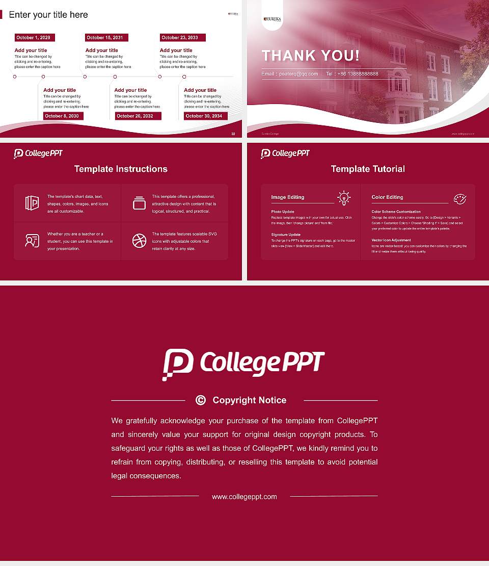 Eureka College Lecture Sharing and Networking Event PPT Template16:9 ratio PPT effect preview image4