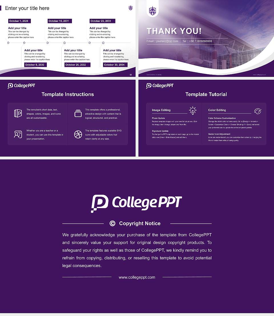East Carolina University Lecture Sharing and Networking Event PPT Template16:9 ratio PPT effect preview image4