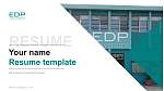 Edp University of Puerto Rico-Humacao履歴書PPTテンプレート