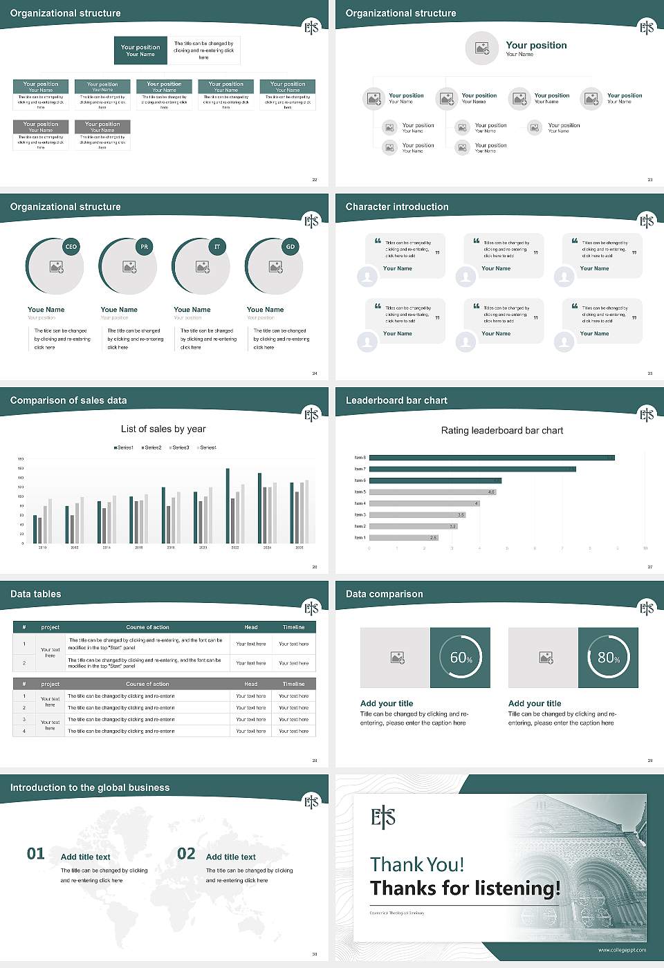 Ecumenical Theological Seminary Academic Presentation/Research Findings Report PPT Template16:9 ratio PPT effect preview image4