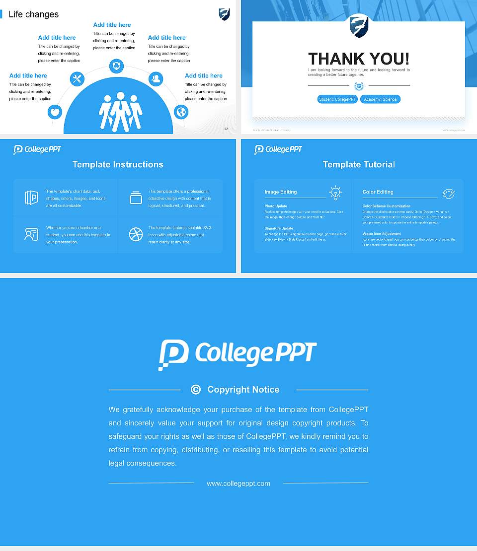 Family of Faith Christian University National Scholarship Defense PPT Template16:9 ratio PPT effect preview image4