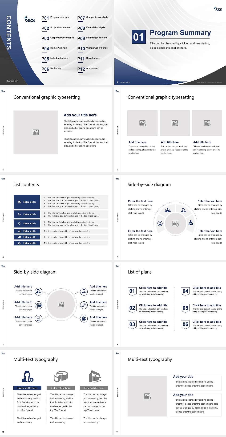 Southern Evangelical Seminary Competition/Entrepreneurship Contest PPT Template4:3 ratio PPT effect preview image2