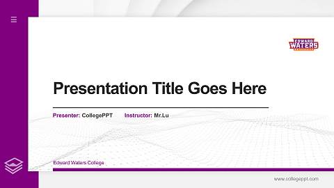 Edward Waters College Thesis Proposal/Graduation Defense PPT Template