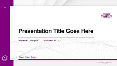 Edward Waters College Thesis Proposal/Graduation Defense PPT Template