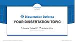 Finlandia University Graduation Thesis Defense PPT Template