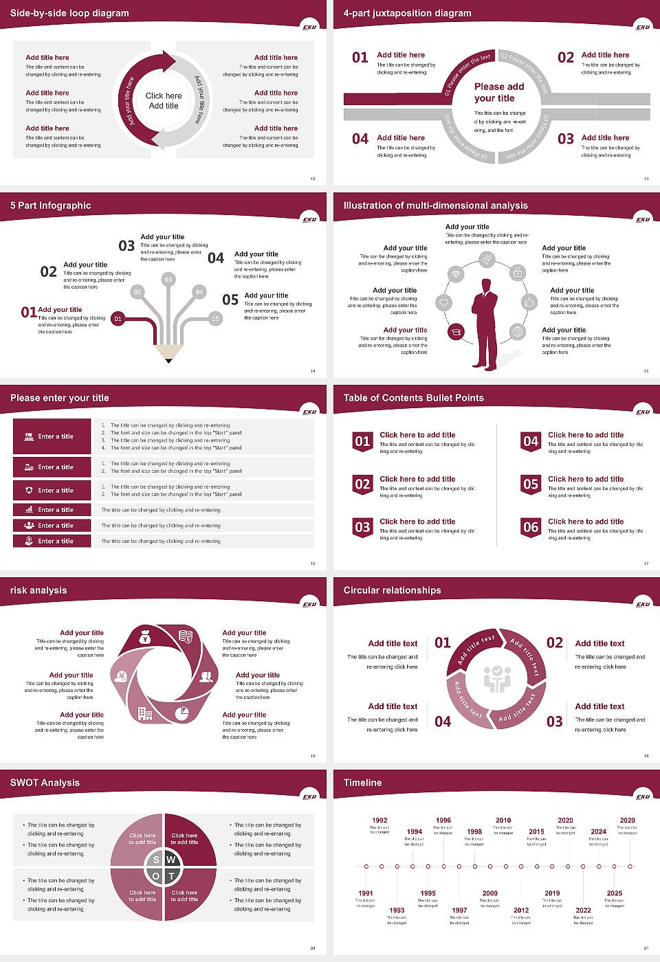 Eastern Kentucky University Academic Presentation/Research Findings Report PPT Template16:9 ratio PPT effect preview image3
