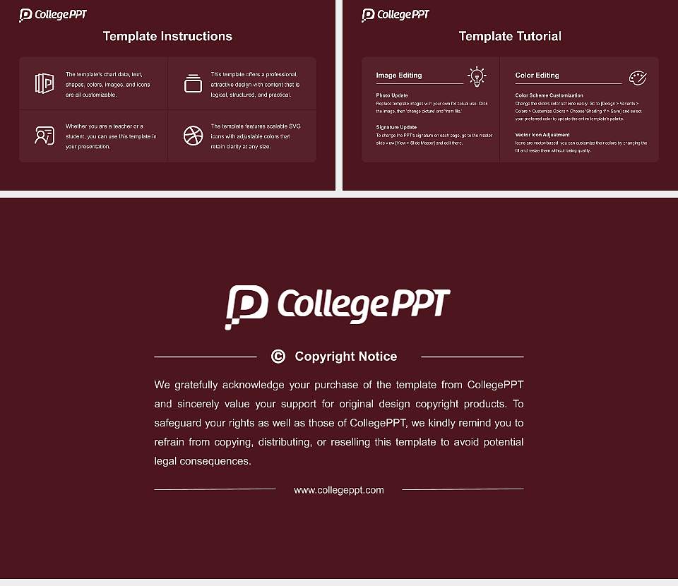Faith Baptist Bible College and Theological Seminary Academic Presentation/Research Findings Report PPT Template16:9 ratio PPT effect preview image5