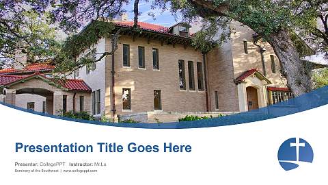 Seminary of the Southwest Course/Courseware Creation PPT Template