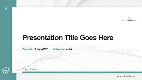 Eckerd College Thesis Proposal/Graduation Defense PPT Template