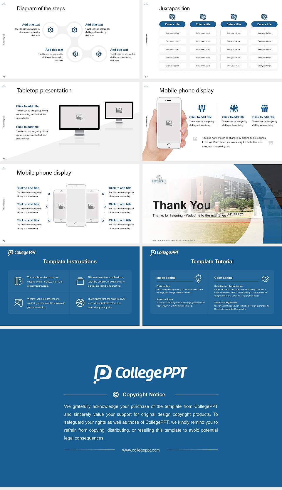 Fayetteville State University Competition/Entrepreneurship Contest PPT Template16:9 ratio PPT effect preview image9