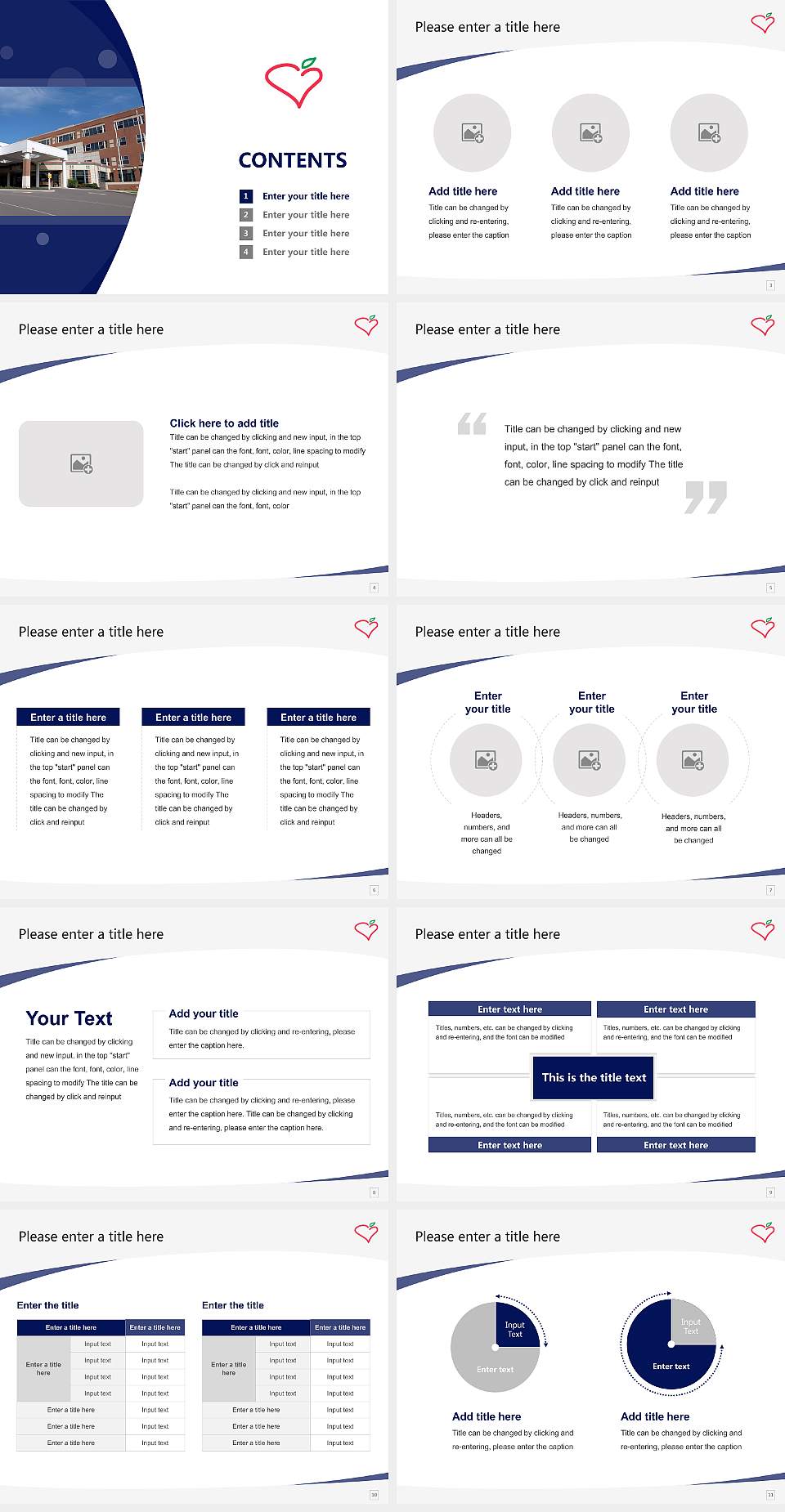 Finger Lakes Health College of Nursing & Health Sciences Course/Courseware Creation PPT Template4:3 ratio PPT effect preview image2