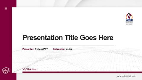 VCOM-Auburn Thesis Proposal/Graduation Defense PPT Template