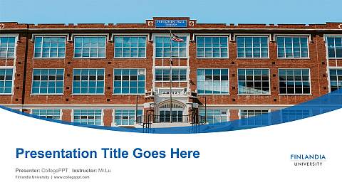 Finlandia University Course/Courseware Creation PPT Template