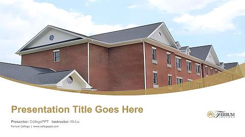 Ferrum College Course/Courseware Creation PPT Template