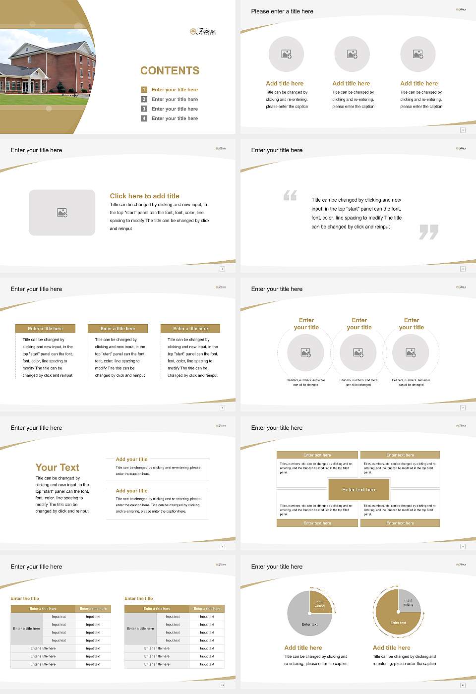 Ferrum College Course/Courseware Creation PPT Template16:9 ratio PPT effect preview image2