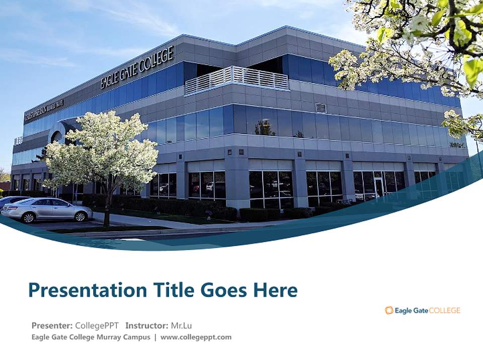 Eagle Gate College Murray Campus Course/Courseware Creation PPT Template4:3 ratio PPT effect preview image5