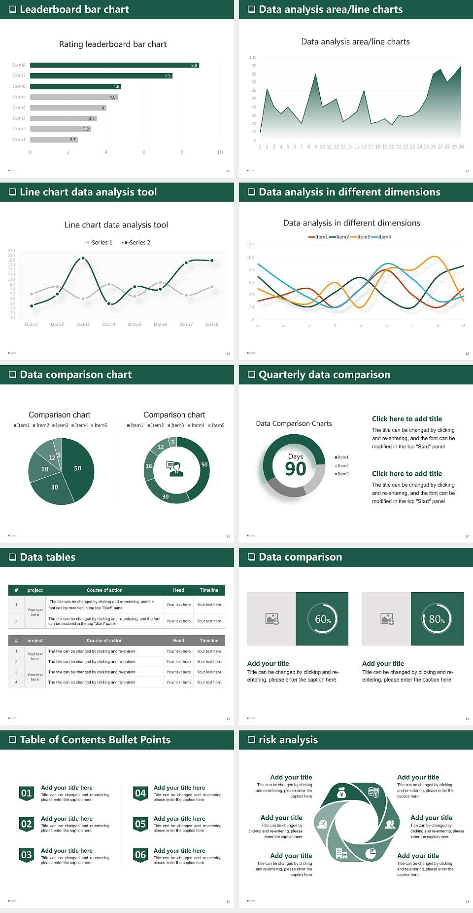 Everglades University General Purpose PPT Template4:3 ratio PPT effect preview image4