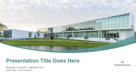Eckerd College Course/Courseware Creation PPT Template