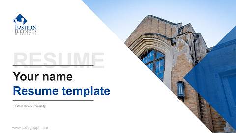 Eastern Illinois University Resume PPT Template