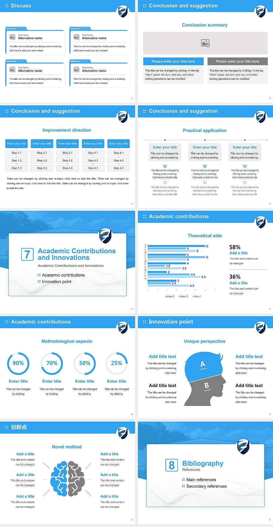 Family of Faith Christian University Graduation Thesis Defense PPT Template4:3 ratio PPT effect preview image6