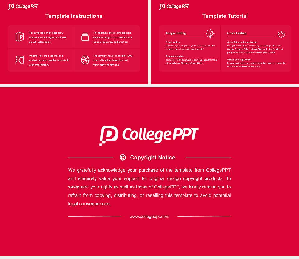 East Stroudsburg University of Pennsylvania Course/Courseware Creation PPT Template16:9 ratio PPT effect preview image5