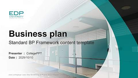 Edp University of Puerto Rico-Villalba Competition/Entrepreneurship Contest PPT Template