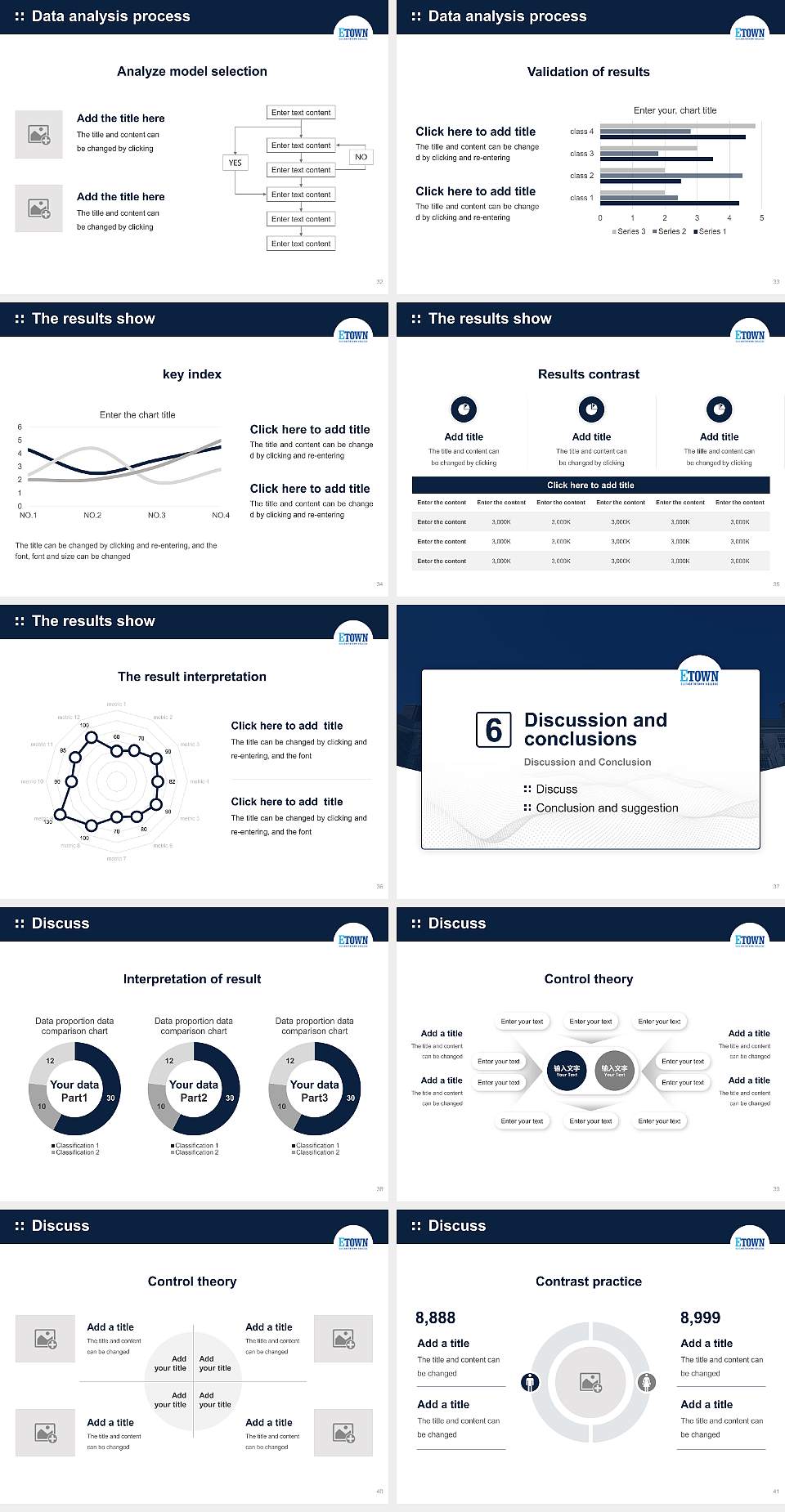 Elizabethtown College Graduation Thesis Defense PPT Template4:3 ratio PPT effect preview image5
