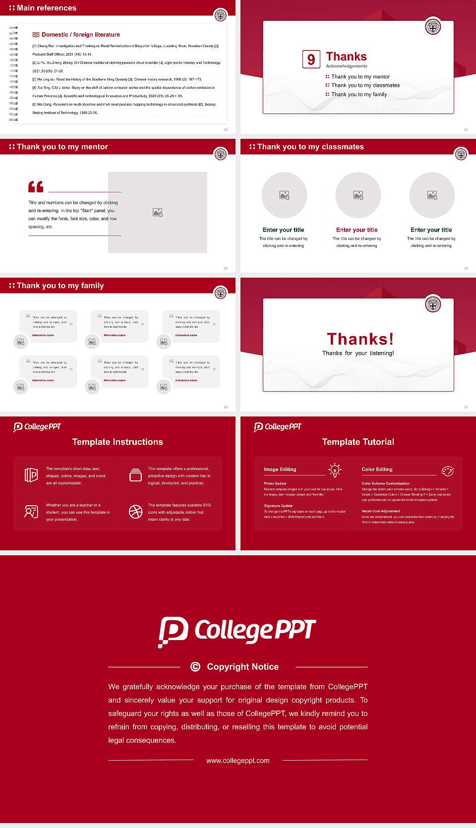 Donnelly College Graduation Thesis Defense PPT Template16:9 ratio PPT effect preview image7