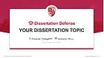 Drury University Graduation Thesis Defense PPT Template