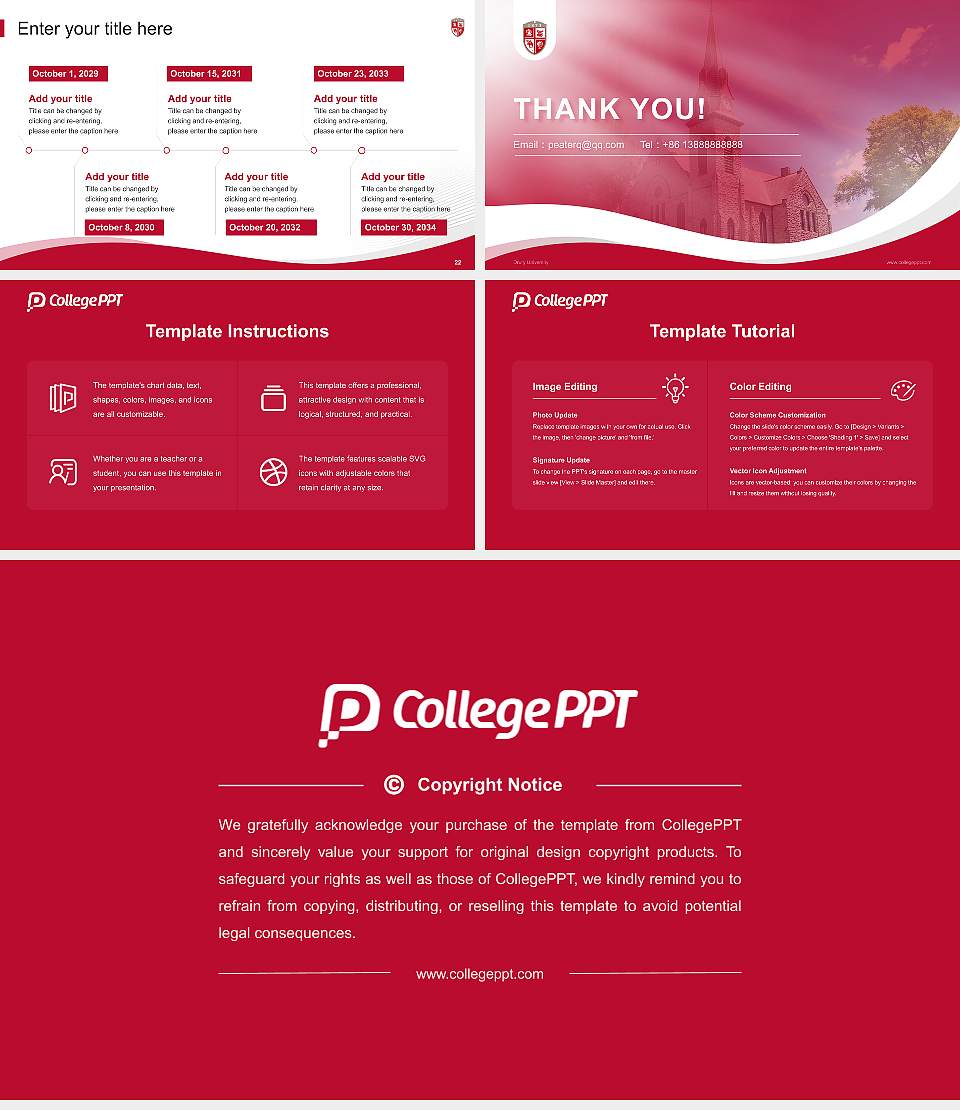 Drury University Lecture Sharing and Networking Event PPT Template16:9 ratio PPT effect preview image4
