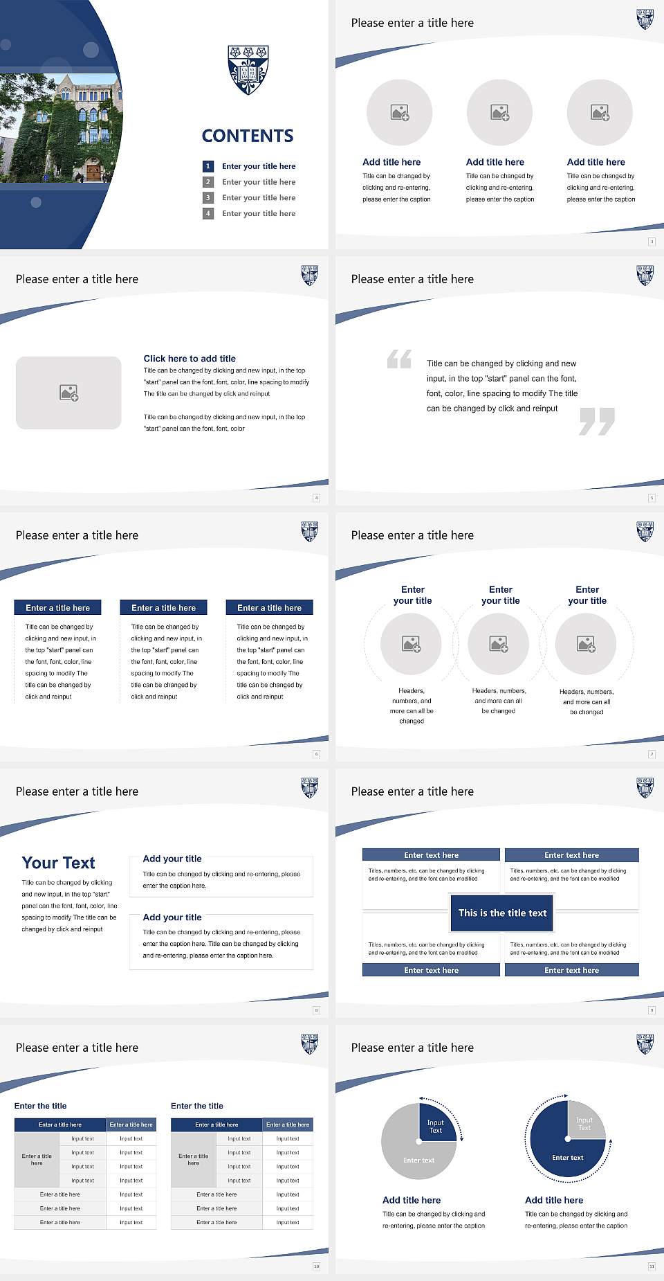 Dominican University Course/Courseware Creation PPT Template4:3 ratio PPT effect preview image2
