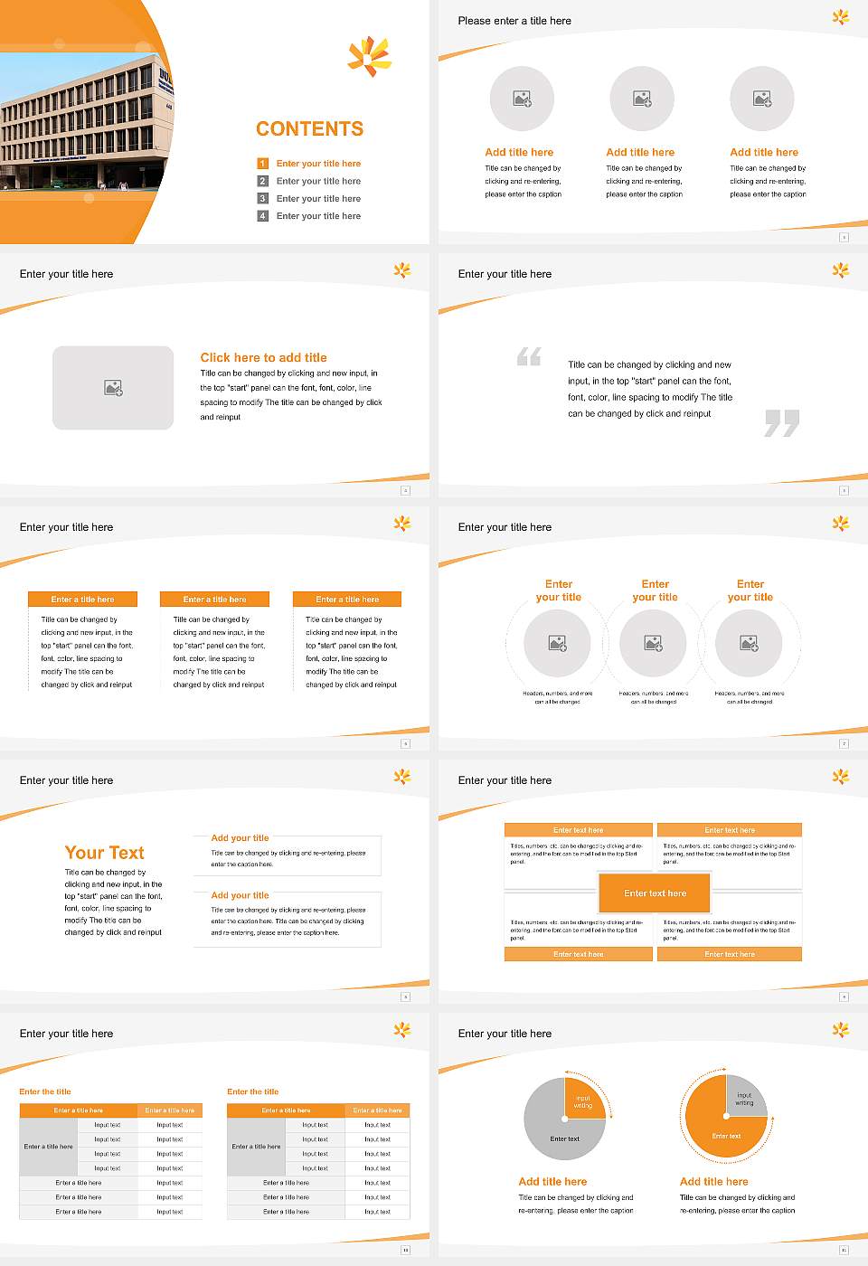 Dongguk University Los Angeles Course/Courseware Creation PPT Template16:9 ratio PPT effect preview image2