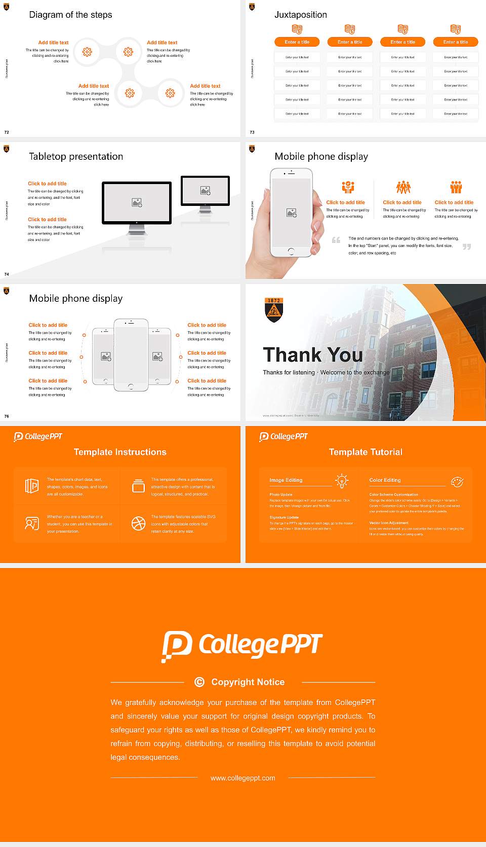 Doane University Competition/Entrepreneurship Contest PPT Template16:9 ratio PPT effect preview image9
