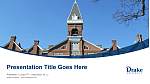 Drake University Les PPT-sjabloon