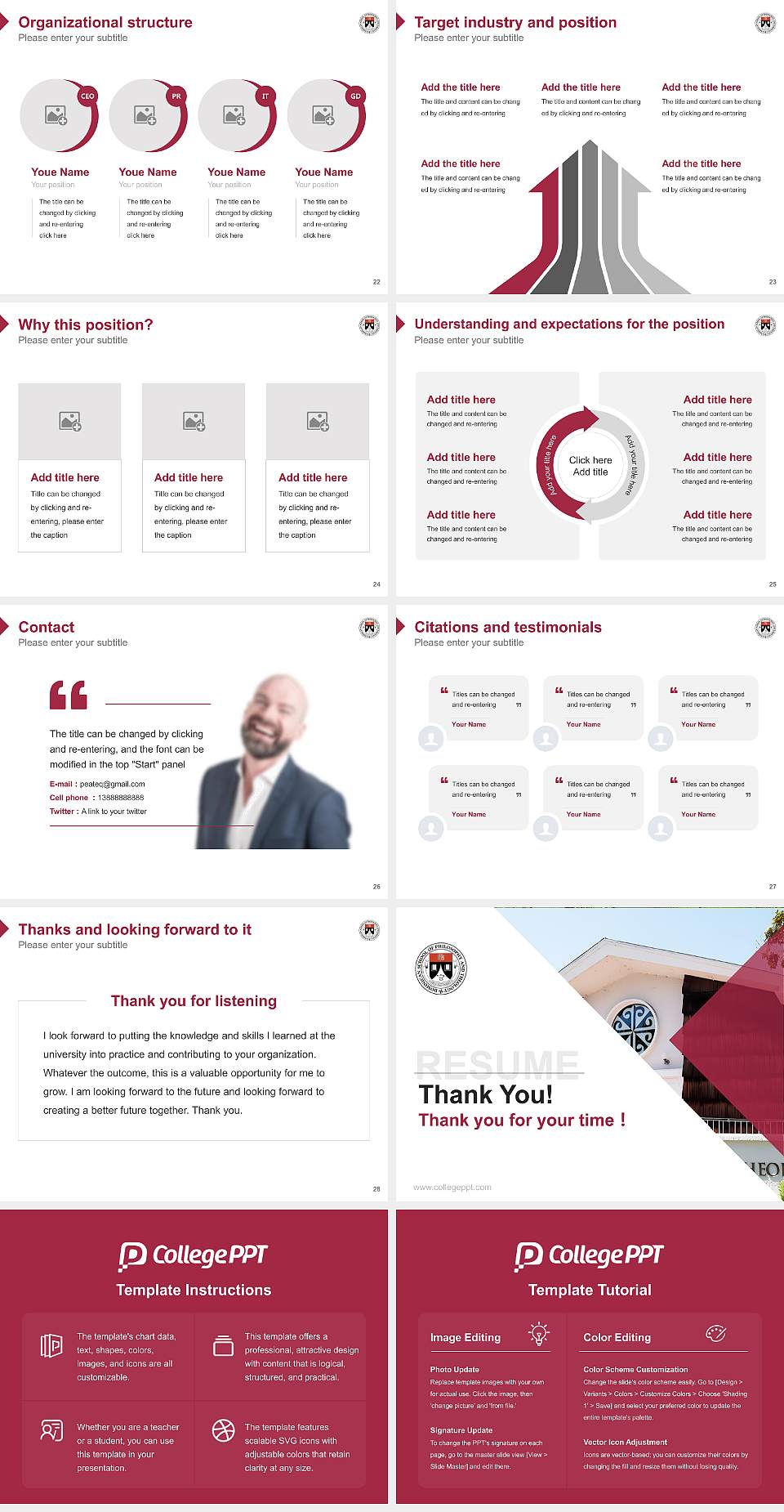 Dominican School of Philosophy & Theology Resume PPT Template4:3 ratio PPT effect preview image4