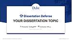 Duke University Graduation Thesis Defense PPT Template